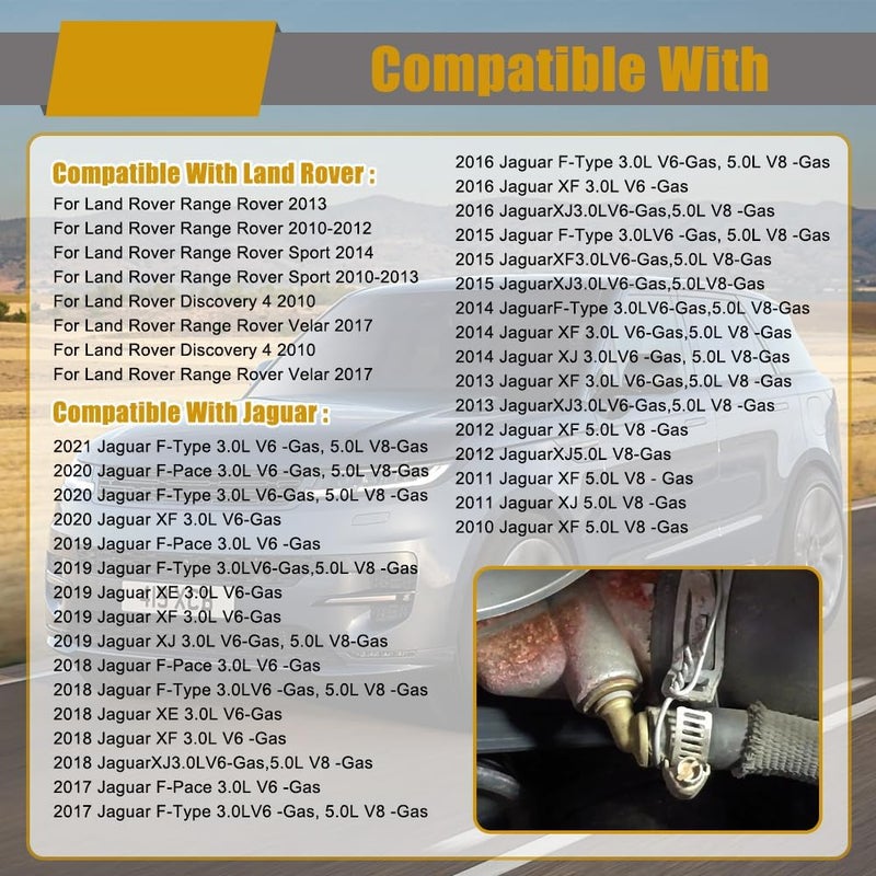 Lyxheth Car Thermostat Outlet Hose Connector Water Outlet Hose Connector Kit LR049990 Replacement for Jaguar XF 2010-2012,XJ 2011-2013,XK 2010-2015 Land Rover Range Rover/Sport Discovery 4 Velar 5.0 V8 3.0 V6 - Image 5